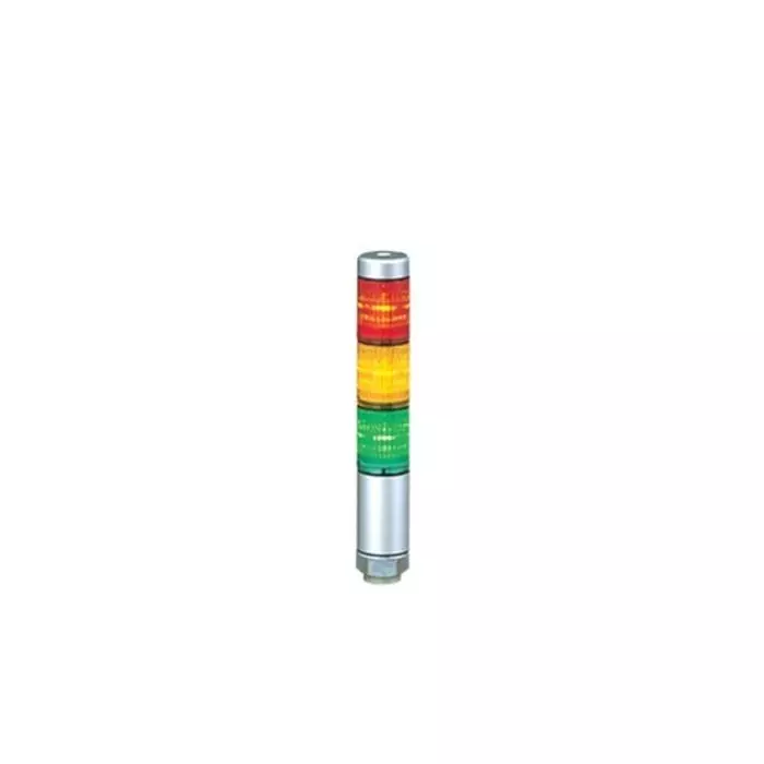 Patlite MPS Series Coloured Signal Tower 3 Lights 24 V AC/dc Direct Mount, MPS-302-RYG+FB146