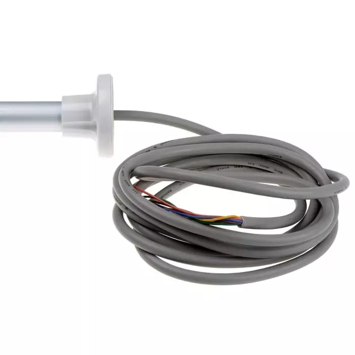 Patlite LR4 Series Coloured Buzzer Signal Tower 1 Lights 24 V DC Pole Mount, LR4-102PJBU-R