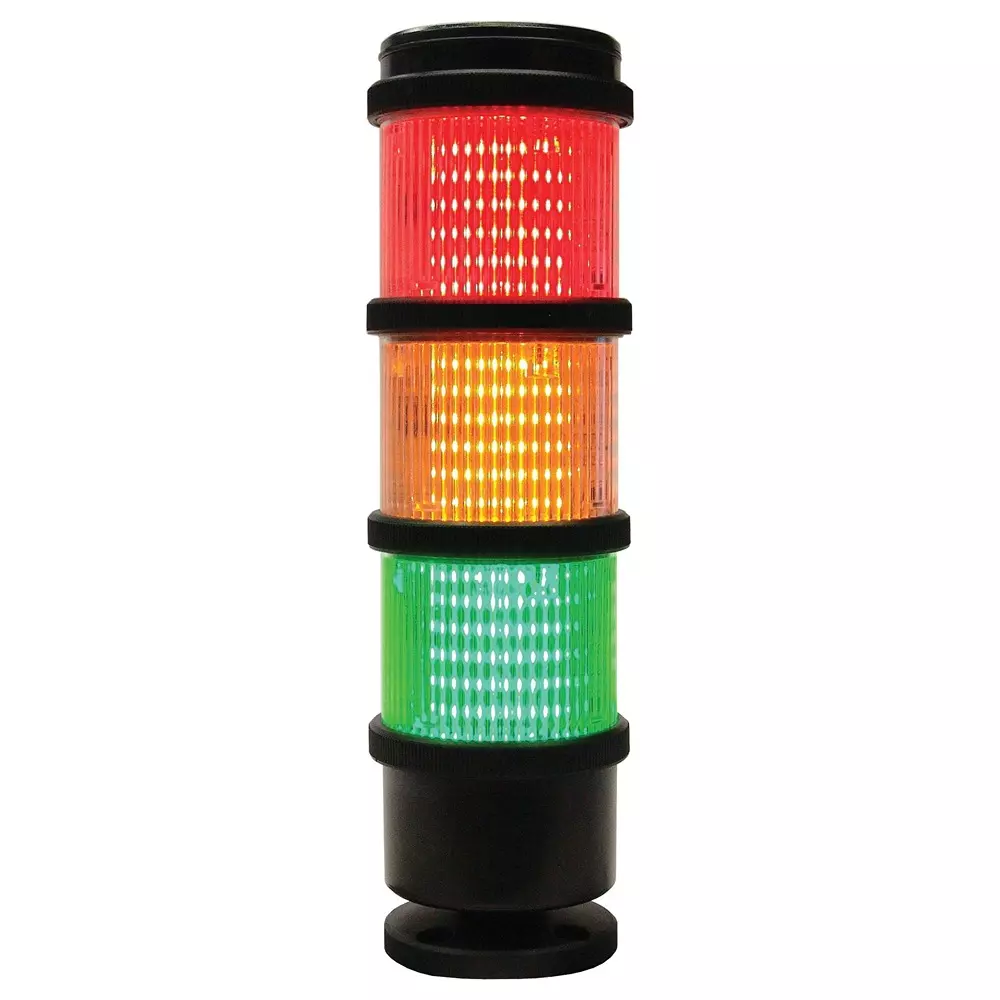 MULTICOMP PRO TWS Light Tower Amber, Green, Red Lens 3.0 Tier IP66, MP014825