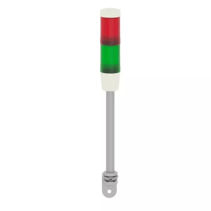 Schneider Electric Harmony XVM Base Mount Cable Connection 24 V AC/DC Steady LED Signal Tower, XVMB2RGSSB