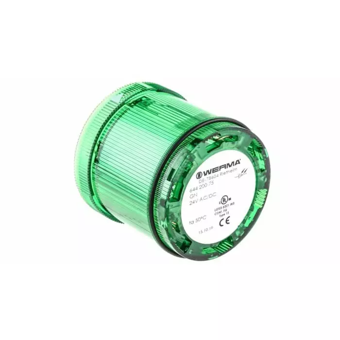 64420075-werma-werma-kombisign-71-series-green-steady-effect-beacon-unit-24-v-led-bulb-ac-dc-ip65-455-3306-rs