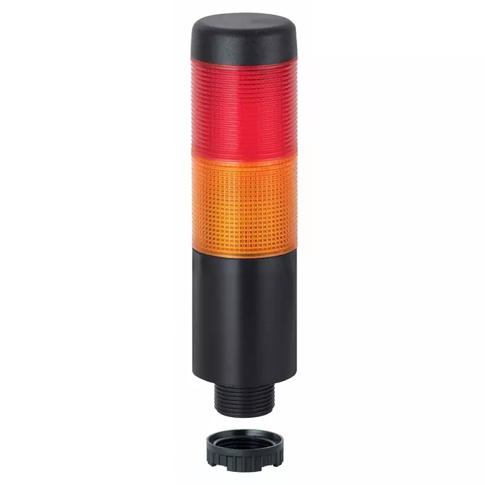 Werma Signal Tower Kompakt 37 Series Red/Yellow Andon Light Kit 2 Lights 12 V, 698.230.74