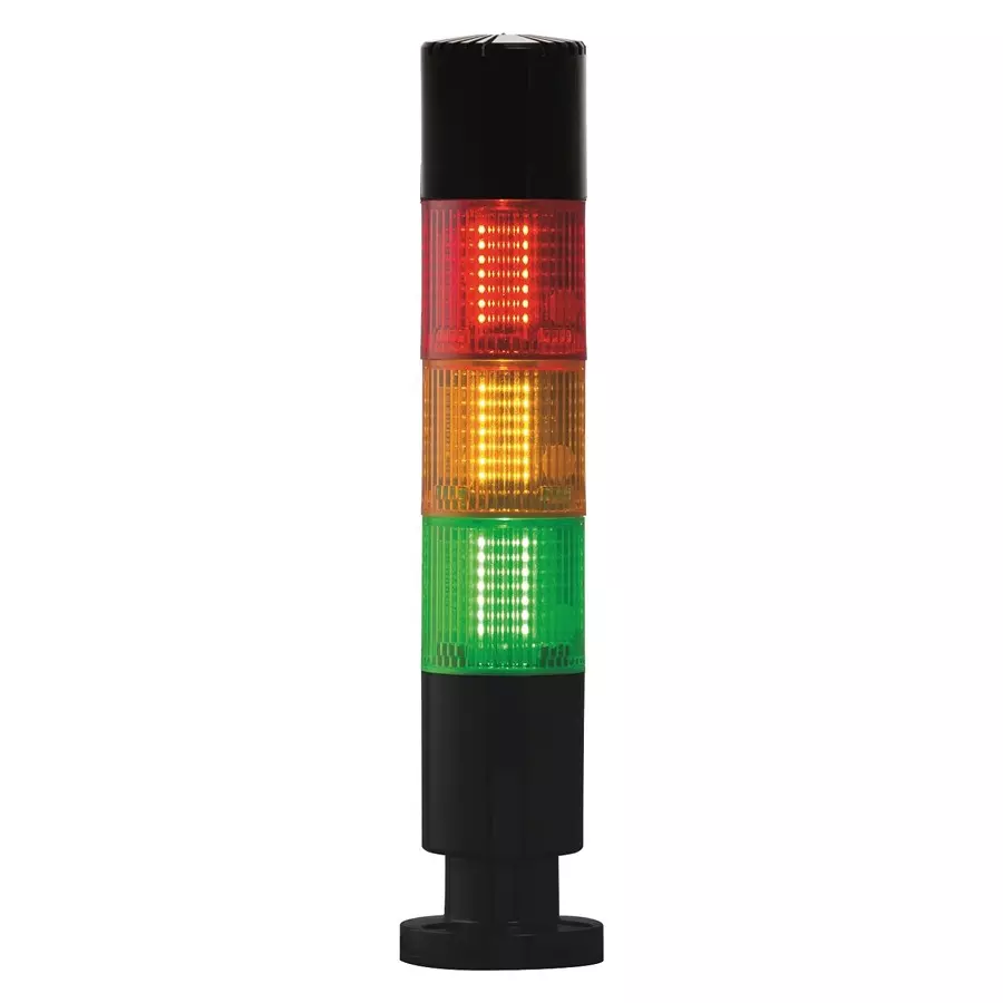 MULTICOMP PRO TWS Light Tower Amber, Green, Red Lens 3.0 Tier 72 dB SPL, MP014815
