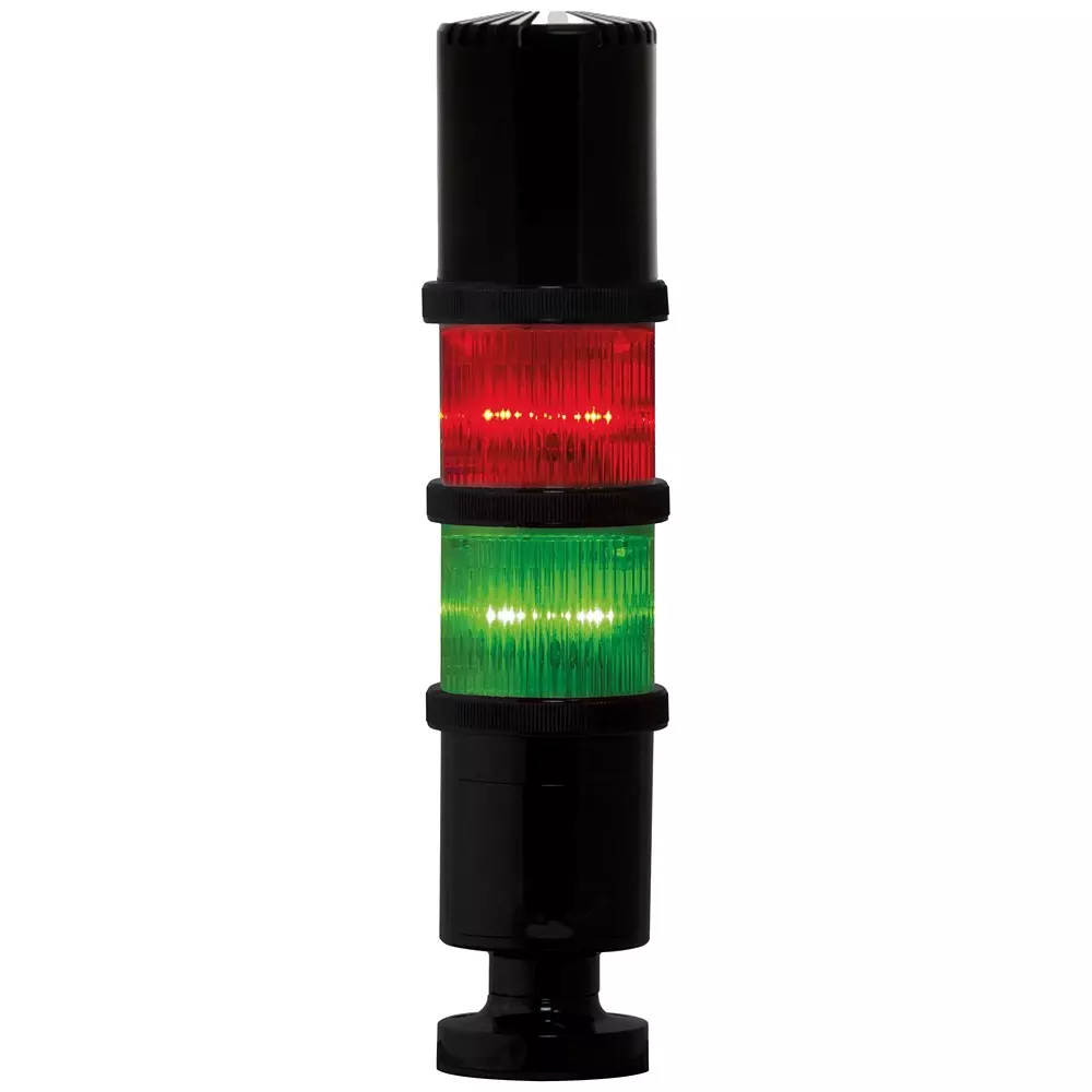 MULTICOMP PRO TWS Light Tower Green, Red Lens 2.0 Tier 77 dB SPL, MP014818