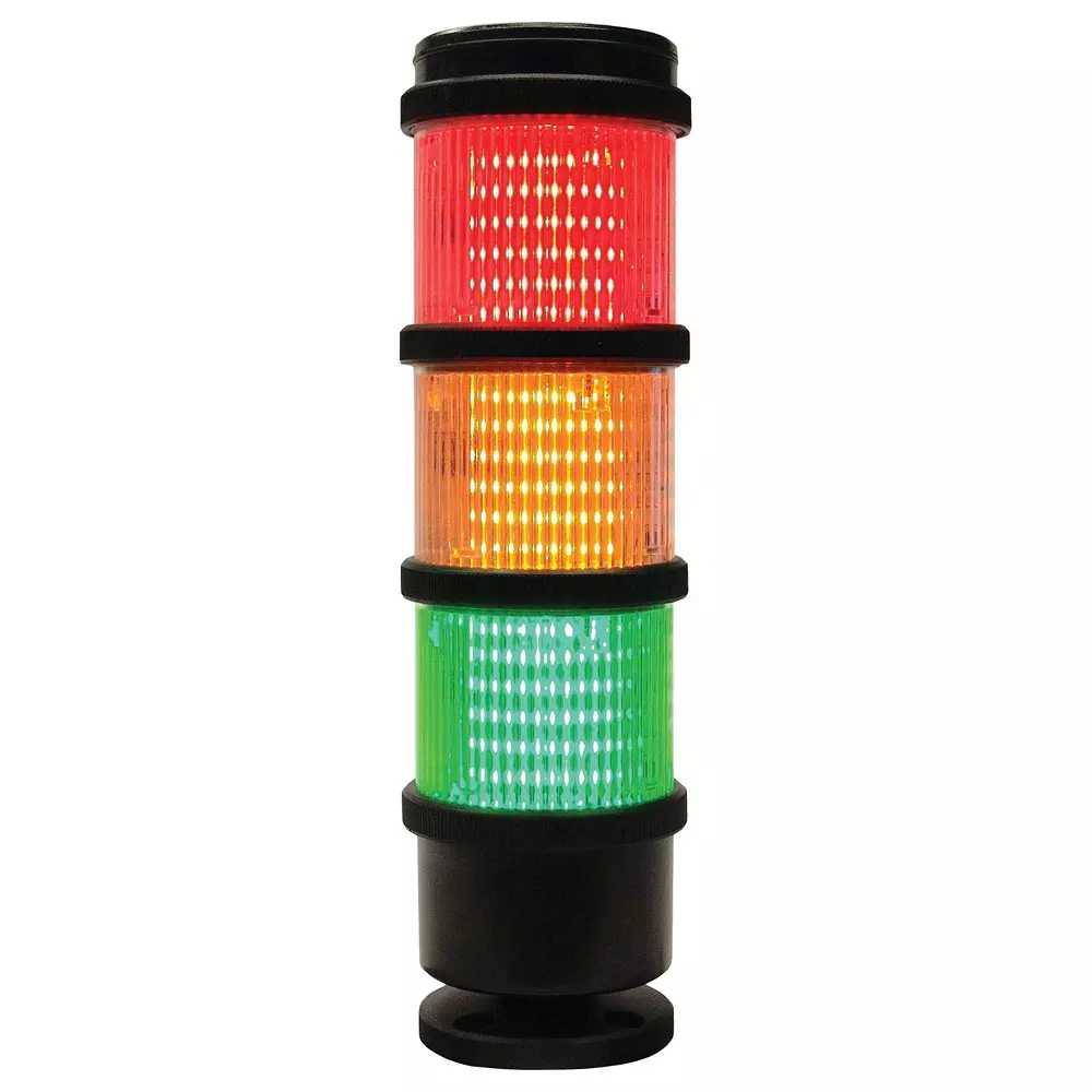 MULTICOMP PRO TWS Light Tower Amber, Green, Red Lens 3.0 Tier IP66, MP014837