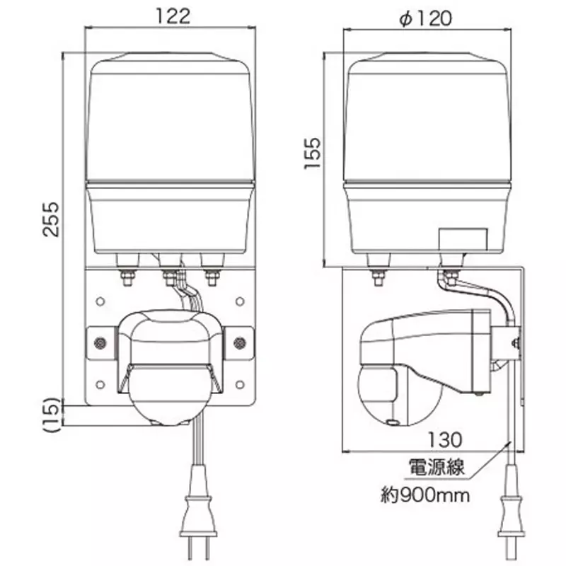 nikkei-led-rotating-light-53-w-power-consumption-red-vl12r-100npruj