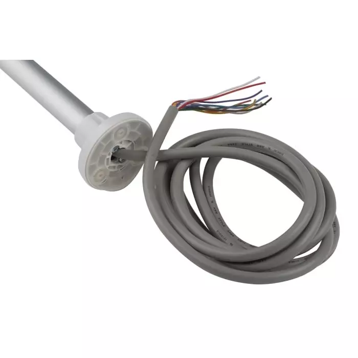 Patlite LR4 Series Coloured Buzzer Signal Tower 3 Lights 24 V DC Pole Mount, LR4-302PJBU-RYG