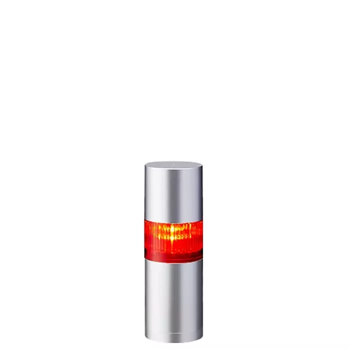 Patlite LR6 Series Coloured Buzzer Signal Tower 1 Lights 24 V DC Direct Mount, LR6-102WJBU-R