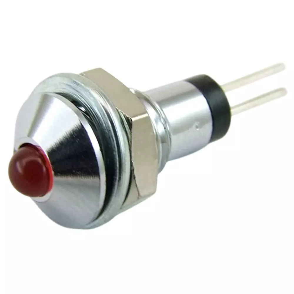 Kyoritsu Electronics Convex Bracket LED, L-605R-5P (Pack of 5)
