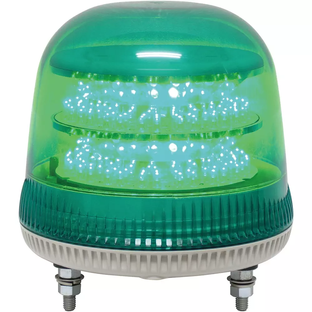 Nikkei LED Rotating Light 11 W Power Consumption Green, VL17M-100BPG/M