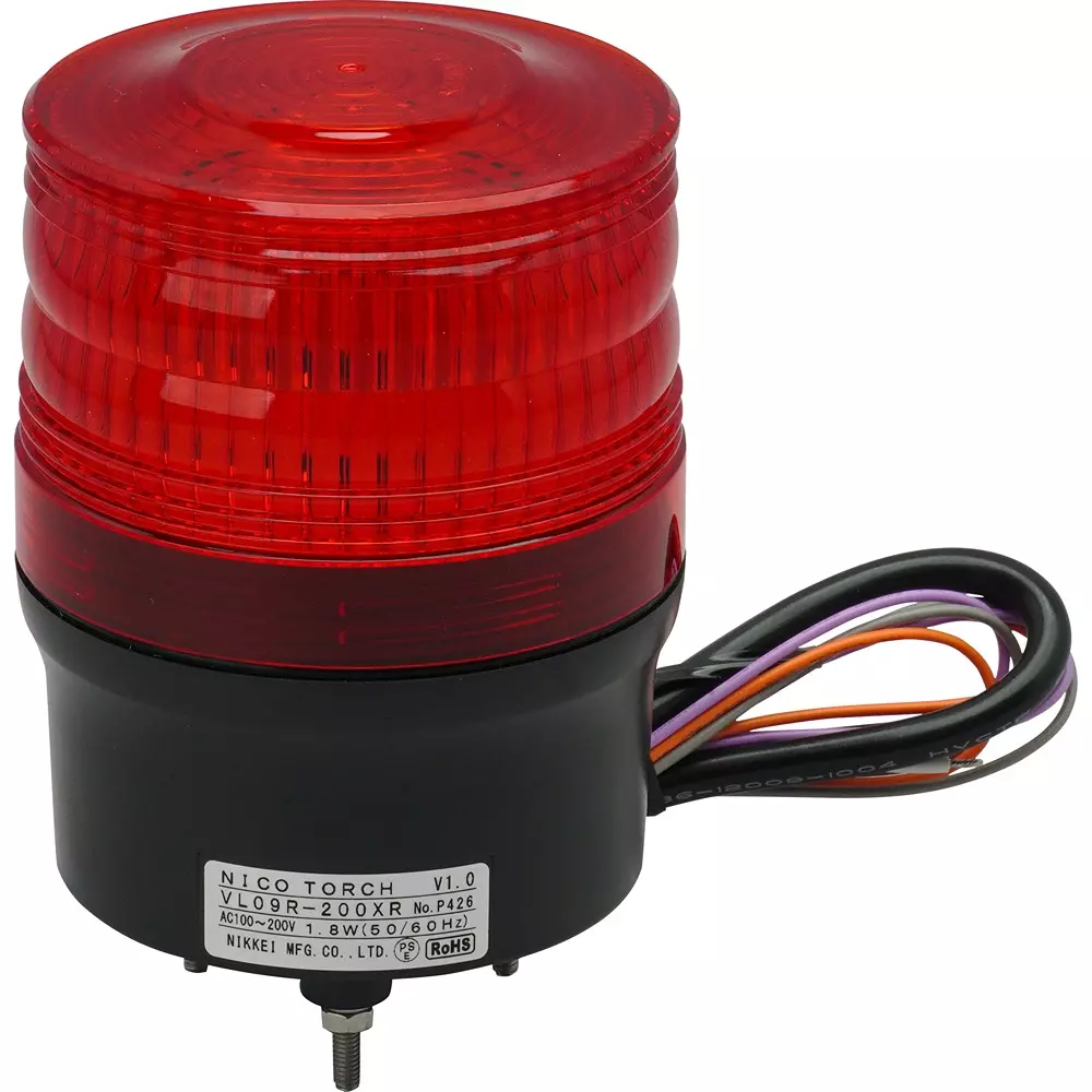nikkei-led-rotating-light-100-to-200-v-ac-input-power-red-vl09r-200xr