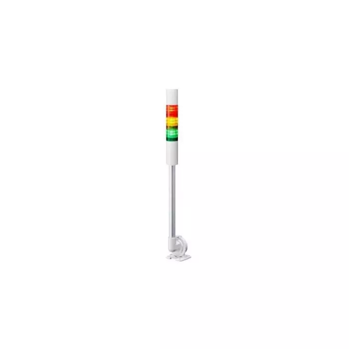 Patlite LR Series Multicolour Buzzer Signal Tower 3 Lights 24 V DC Wall/pole Mount, LR4-302QJBW-RYG