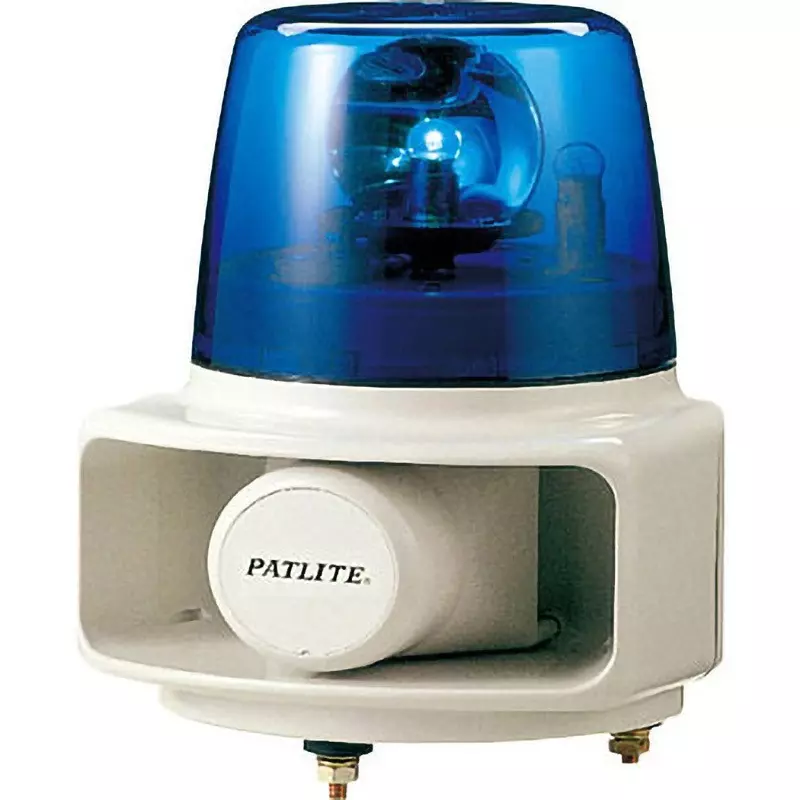 PATLITE Horn Speaker Integrated Multi Electronic Sound Revolving Light DC24 Blue, RT-24A-B