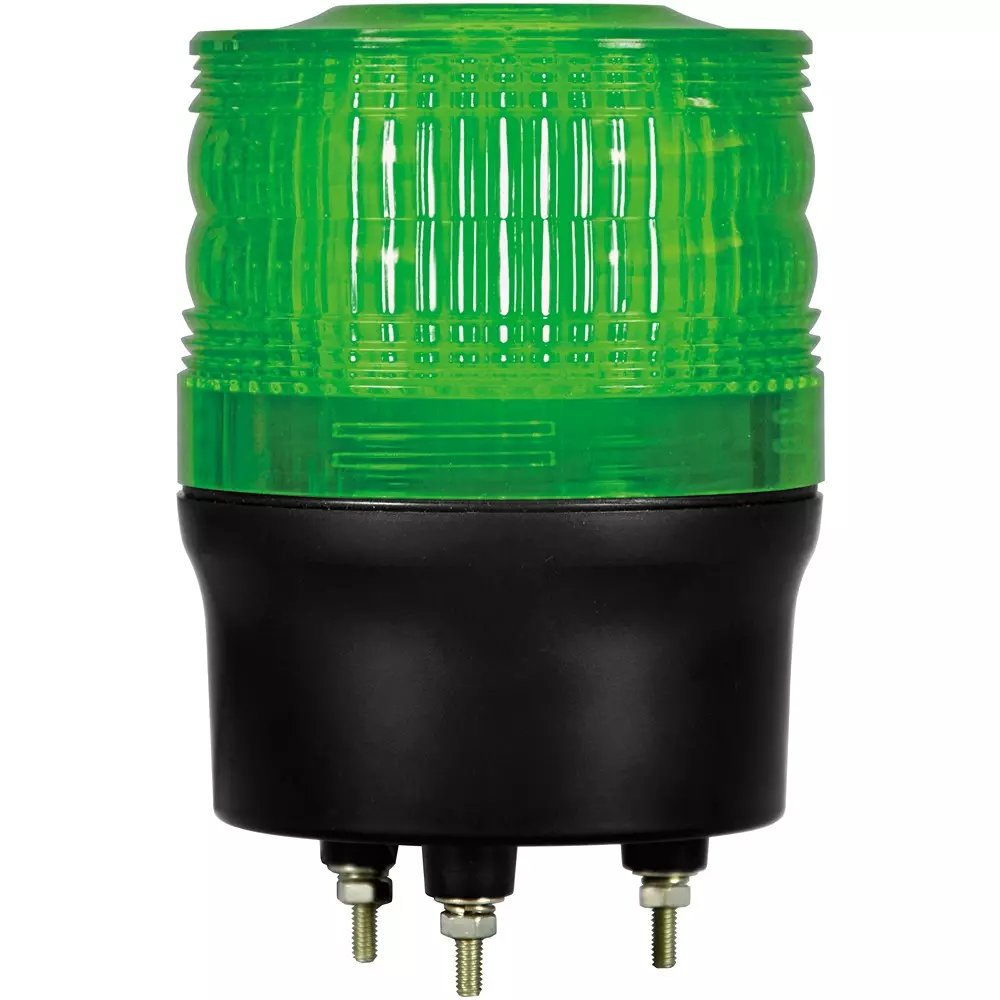 Nikkei LED Rotating Light 100 to 200 V AC Input Power Green, VL09R-200XG