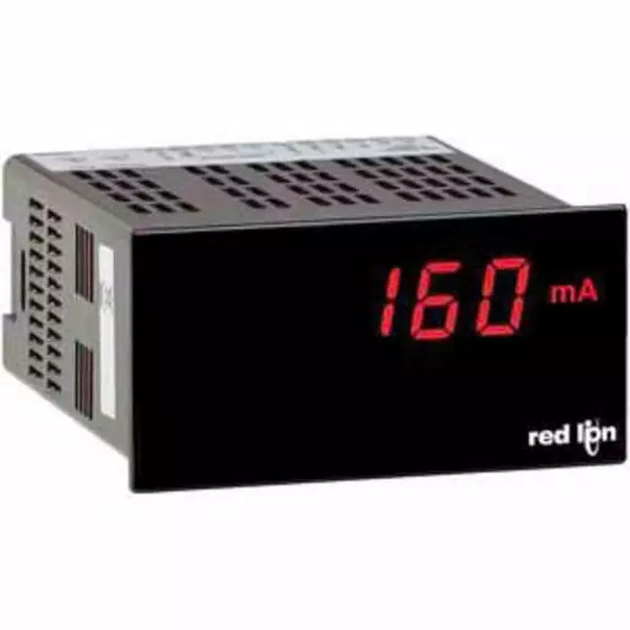 Red Lion PAX Lite Digital Panel Ammeter DC, 45 mm x 92mm, PAXLID00