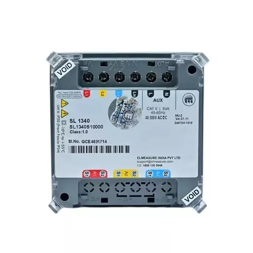 ELMEASURE Three Phase AC/DC Ammeter Class 1.0 3 Row Display 20 - 6000 mA Measuring Range, SL1340S10000