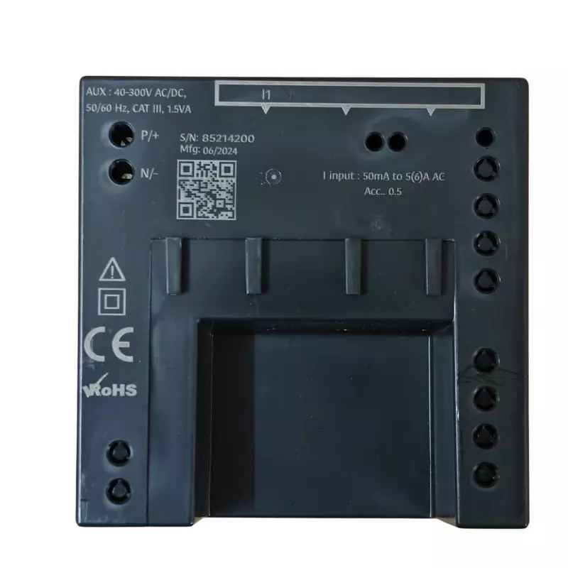 secure-dpm-series-ac-ammeter-1-phase-1-line-4-digit-lcd-display-96x96-mm-50-ma-to-6-a-range-and-05-accuracy-class-dpm-i150