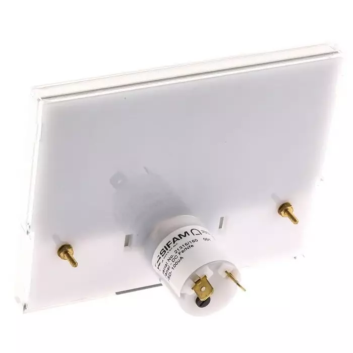 Sifam Tinsley Analogue Panel Ammeter 100 μA DC, 55.5 mm x 121mm, ±1.5 % Moving Coil, IS 11019