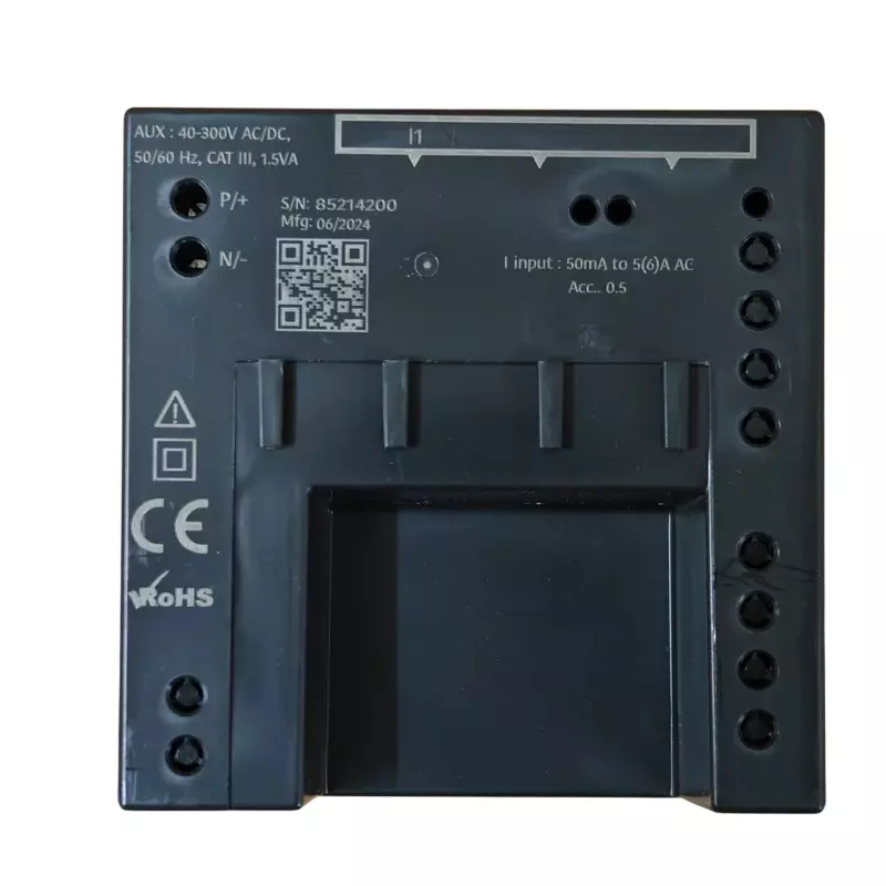secure-dpm-series-ac-ammeter-3-phase-1-line-4-digit-led-display-96x96-mm-50-ma-to-6-a-range-and-05-accuracy-class-dpm-i300