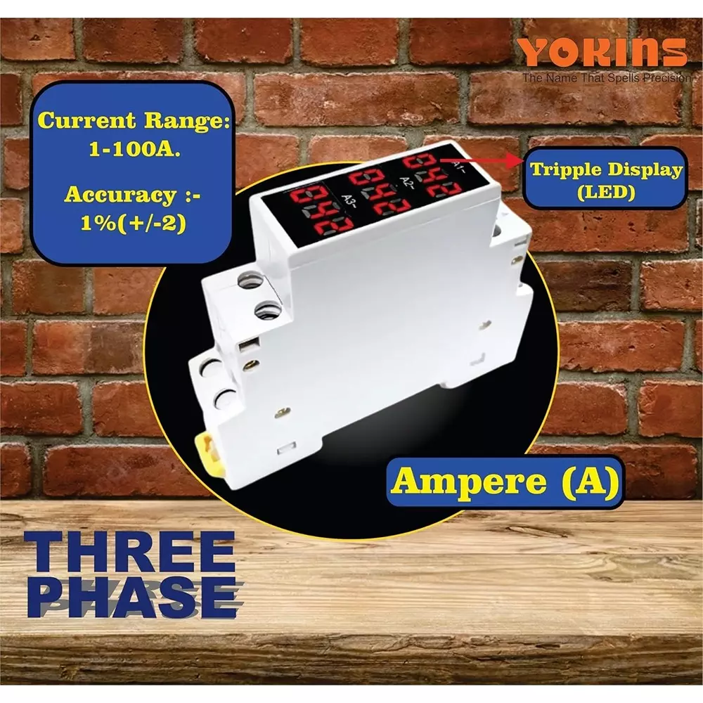 yokins-ammeter-with-mount-three-phase-din-rail-3-digit-3-line-led-display-range-0-100-amp-ac-yd-3a3