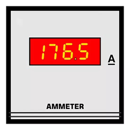 THERMOSPAN ZX29 Ammeter 72x72 mm 0 to 60 Amp for Current Measurement