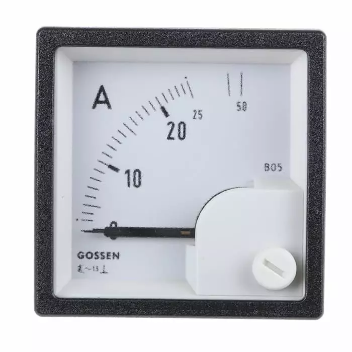 GILGEN Muller & Weigert GILGEN Ammeter Muller Weigert 25/50 Amp, 4825500000