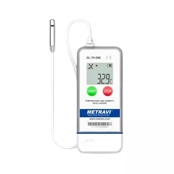 Metravi Temperature & Humidity Data Logger Range -40°C - 85°C, DL-TH-09E