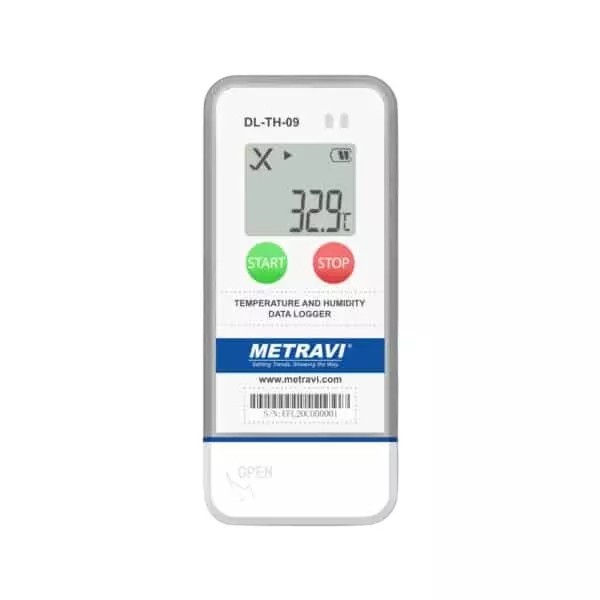 Metravi Temperature & Humidity Data Logger Range -30°C - 70°C, DL-TH-09