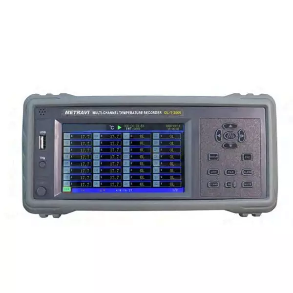 Metravi Multi Channel Data Logger Interval of Recording 1 To 9999 Seconds For Any Setting, DL-T-2000