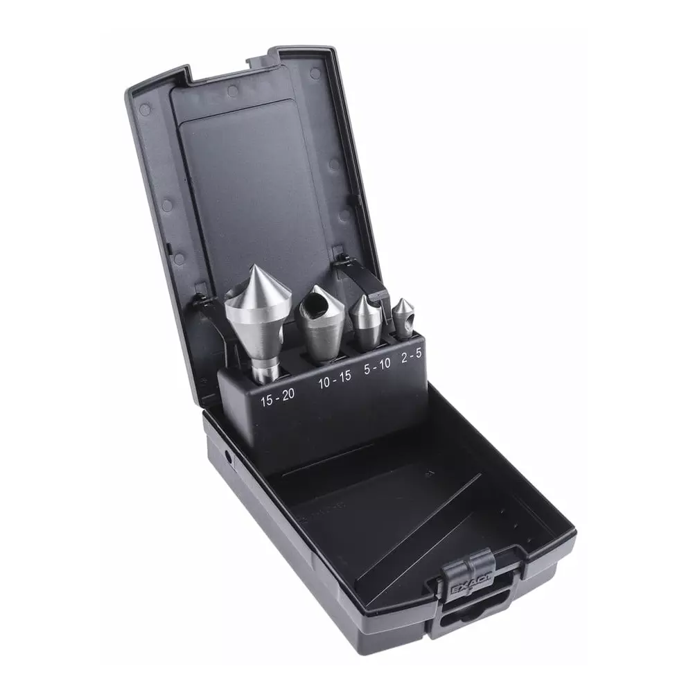 EXACT HSS-E Countersink Drill Bit Set 2 mm Head 90° 4 Piece(s), 5426