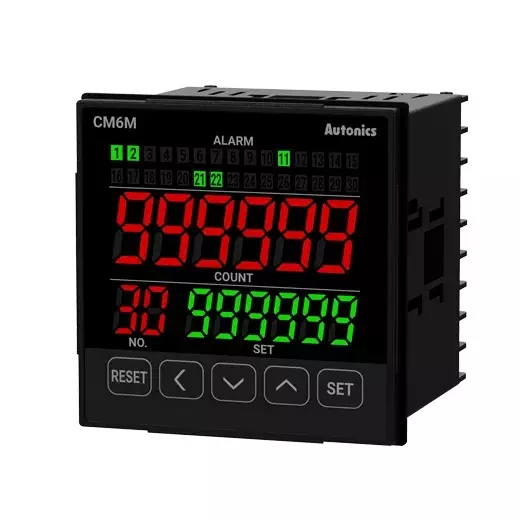 Autonics 30-Channel Counter 24 VDC Voltage 2.6 W Power, CM6M-30B2