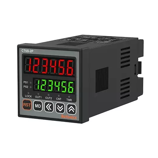 Autonics Programmable Digital Counter/Timer 24-48VDC/24 VAC, CT6S-2P2T