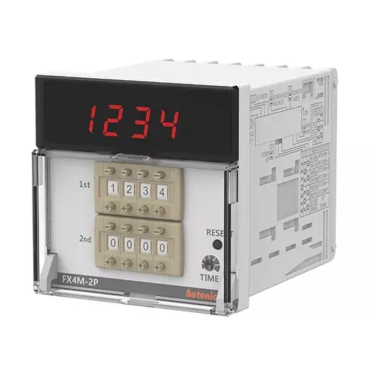 Autonics Standard Digital Counter/Timer 100-240 VAC, FX4M-2P4