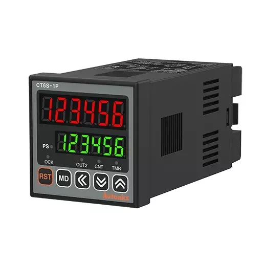 Autonics Programmable Digital Counter/Timer 24-48VDC/24 VAC(A), CT6S-1P2T