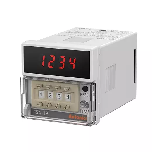 Autonics Plug Type Digital Counter 100-240 VAC, FS4-1P4