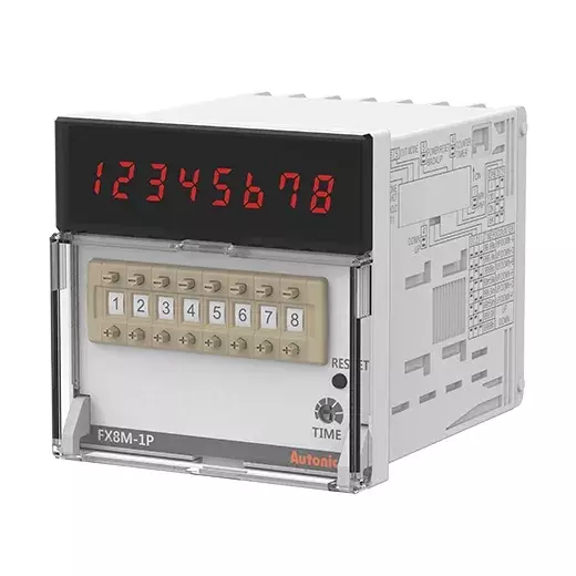 Autonics Standard Digital Counter/Timer 100-240 VAC, FX8M-1P4