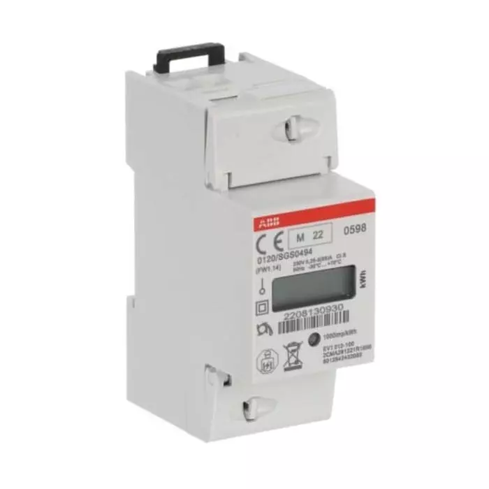 ABB 1 Phase Energy Meter, Type Energy Meter, 2CMA261221R1000