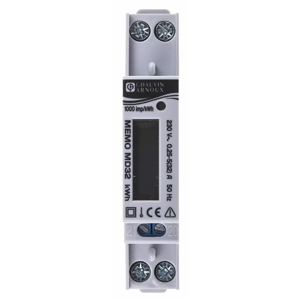 CHAUVIN ARNOUX 1 Phase LCD Energy Meter, P01330740