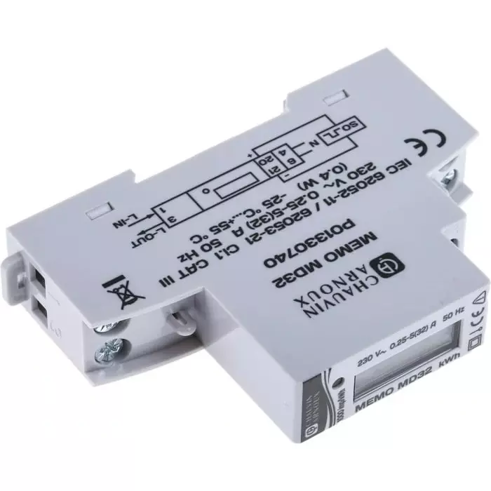 CHAUVIN ARNOUX 1 Phase LCD Energy Meter, P01330740