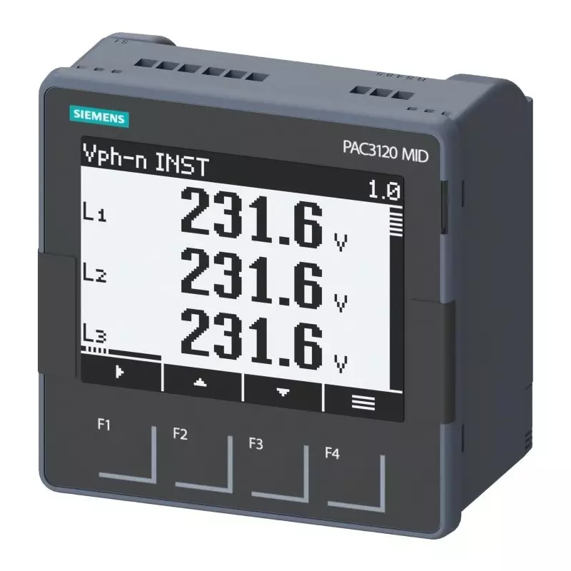 Siemens 3 Phase LCD Energy Meter, Type Loop Powered LCD Indicator, 7KM3120-2BA01-1HA0