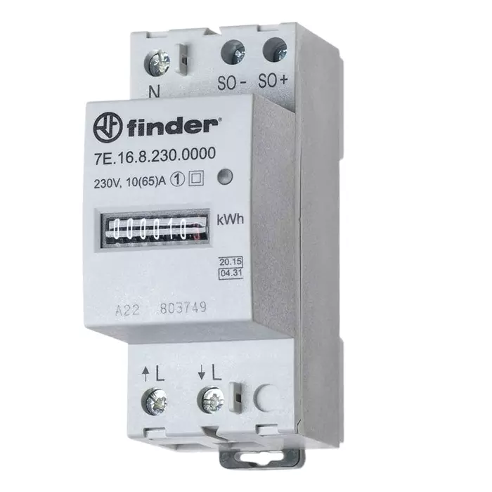 Finder 7E Series LCD Energy Meter 1 Phase, 7E.64.8.230.0010