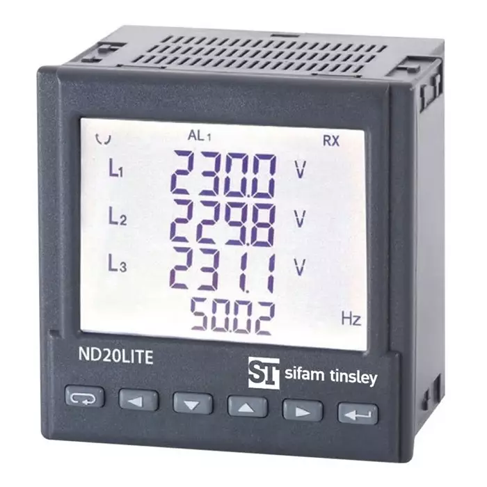 SIFAM TINSLEY LCD Energy Meter Type Electrical, ND20LITE-22100U0