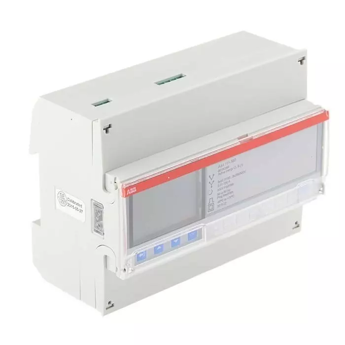 ABB 3 Phase LCD Energy Meter, Type Transformer Connected, 2CMA170533R1000A44 111-100