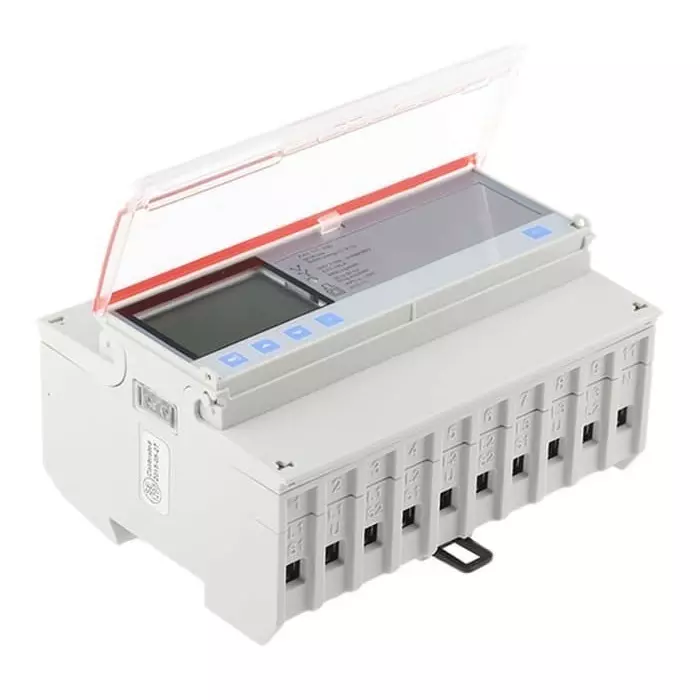 ABB 3 Phase LCD Energy Meter, Type Transformer Connected, 2CMA170533R1000A44 111-100