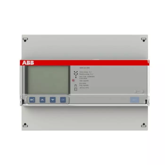 ABB 3 Phase LCD Energy Meter, Type Transformer Connected, 2CMA170533R1000A44 111-100