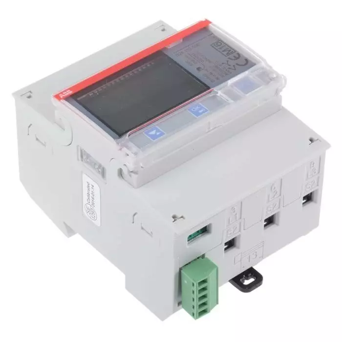 ABB 3 Phase LCD Energy Meter, Type Transformer Connected, 2CMA100178R1000B24 112-100