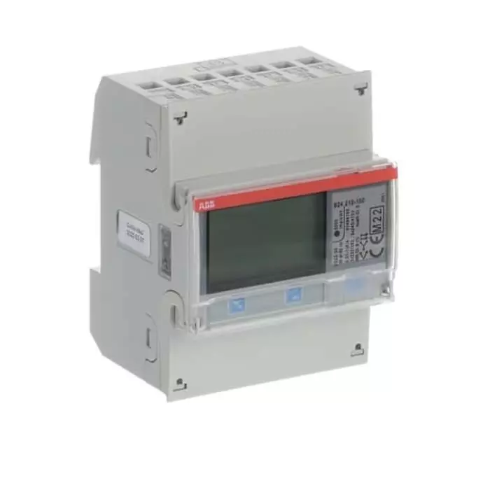 ABB 3 Phase LCD Energy Meter, Type Transformer Connected, 2CMA100180R1000B24 212-100