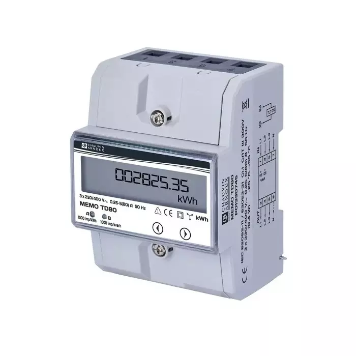 CHAUVIN ARNOUX 3 Phase LCD Energy Meter, P01330745