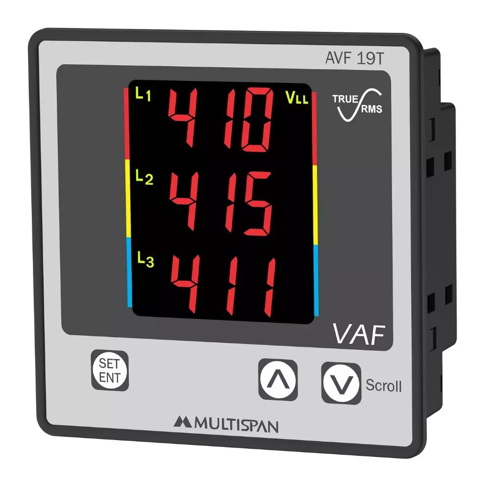 multispan-avf-meter-96x96x43-mm-1498-cm-059-inch-3-digit-3-line-7-segment-red-led-display-avf-19t