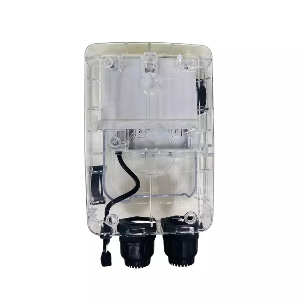 Secure SARAL Energy Meter Single Phase S1A 2 Wire 10-60 A 240 V 50 Hz Class-1.0 with MCB Box, Grey